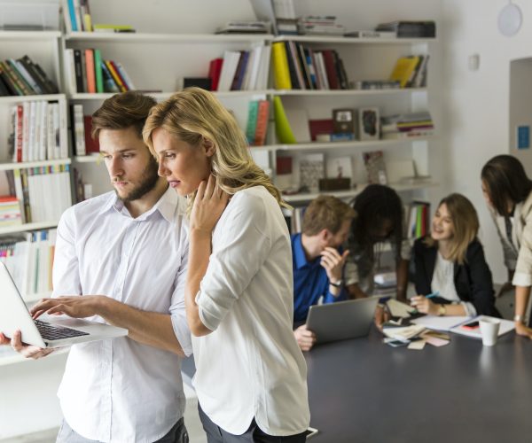 Young people in the office